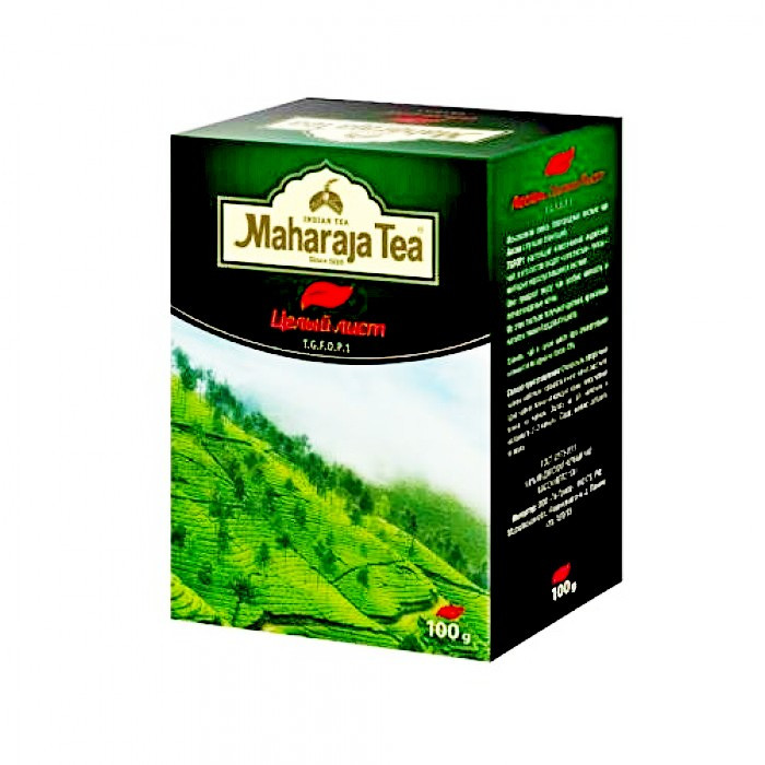 Чай Ассам черный байховый Целый Лист Махараджа (Maharaja Tea Assam Whole Leaf), 100г