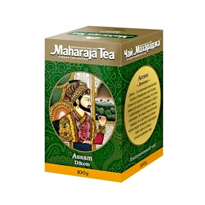Чай Ассам черный байховый Диком Махараджа (Maharaja Tea Assam Dikom), 100г - фото 1 - id-p93682893