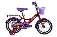 Детский велосипед Aist Lilo 2019 14" (бордовый/фиолетовый)