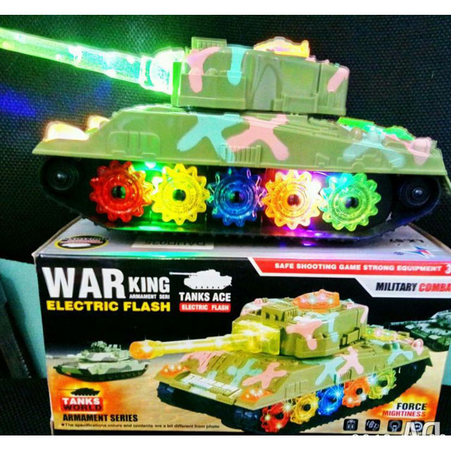 Танк на батарейках Tiger Tanks (свет, звук) - фото 1 - id-p93714793