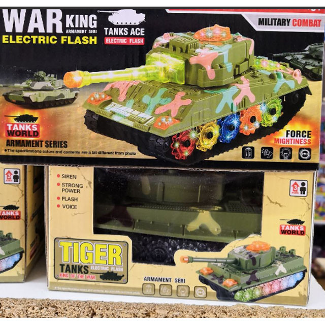 Танк на батарейках Tiger Tanks (свет, звук) - фото 5 - id-p93714793