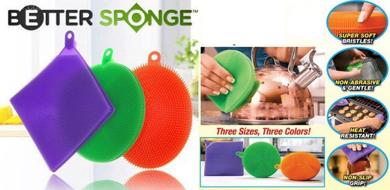 Better Sponge - гибкие силиконовые щетки для дома - фото 3 - id-p93722412