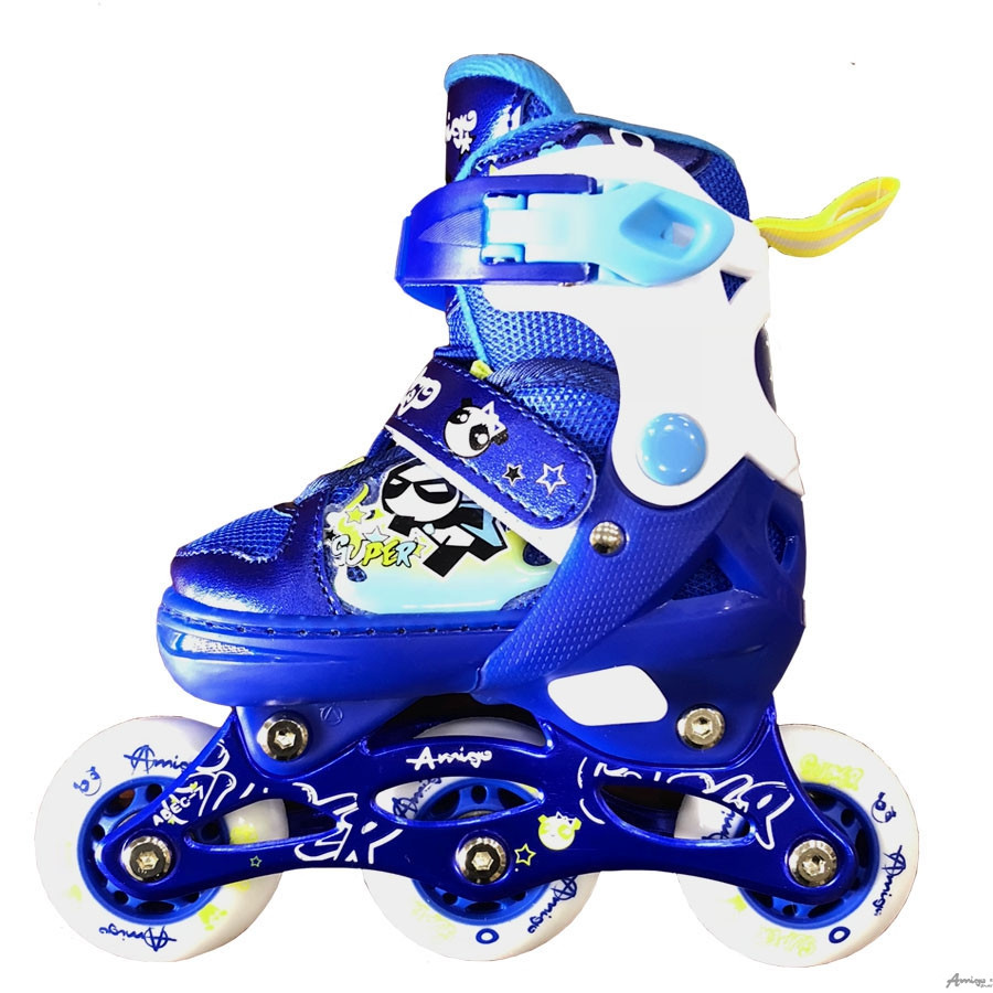 Роликовые коньки Amigo Sport Keddo синие - фото 1 - id-p93730428