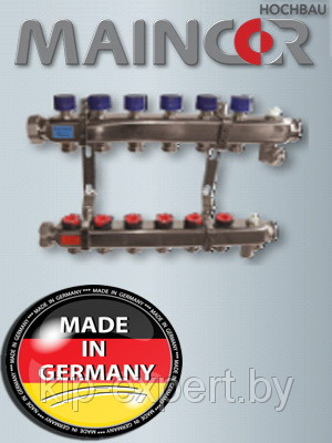 Коллектор из нержавеющей стали 1 1/4", Тип DFB, 8 контура, MAINCOR (Германия) - фото 1 - id-p4595980