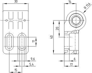 101138414 | Fixed hinge F