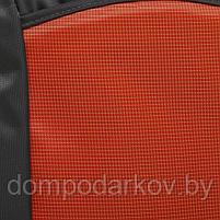 Рюкзак молодёжный "Классика", отдел на молнии, 4 наружных кармана, 2 боковые сетки, с пеналом, цвет серый/оранжевый, фото 4