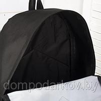 Рюкзак молодежный, цвет чёрный, фото 3
