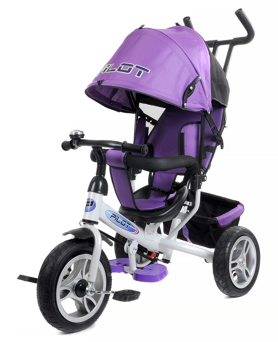 Детский трёхколёсный велосипед Trike Pilot PTA3V фиолетовый