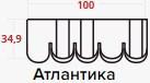 АТЛАНТИКА ШИНГЛАС трехслойная гибкая битумная черепица Технониколь, фото 4