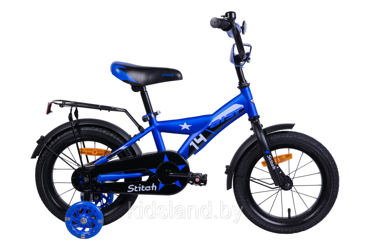 Детский велосипед Aist Stitch 2019 14" (синий)