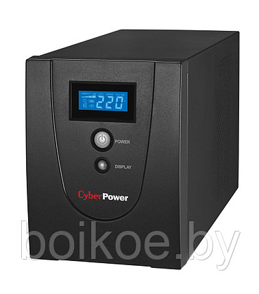 ИБП CyberPower VALUE1500E LCD (1500VA/900W, LCD/USB/RS-232/RJ11/45, 4 EURO, 12V/9Ah*2), фото 2