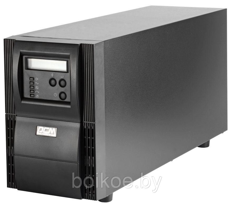 ИБП Powercom VGS-1000 XL (1000VA/900W, LCD/USB, 2 EURO, 12V/7.0Ah*3)