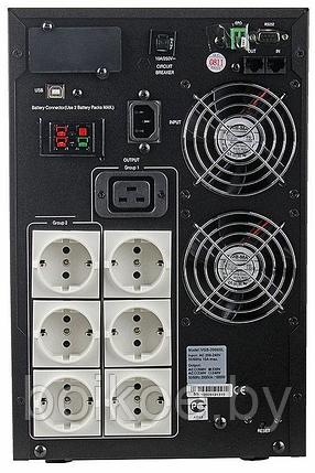ИБП Powercom VGS-2000 XL (2000VA/1800W, LCD/USB/RS-232/EPO/Dry/SNMPslot/RJ11/45, (6EURO+1IECC19), 12V/7.0Ah*6), фото 2