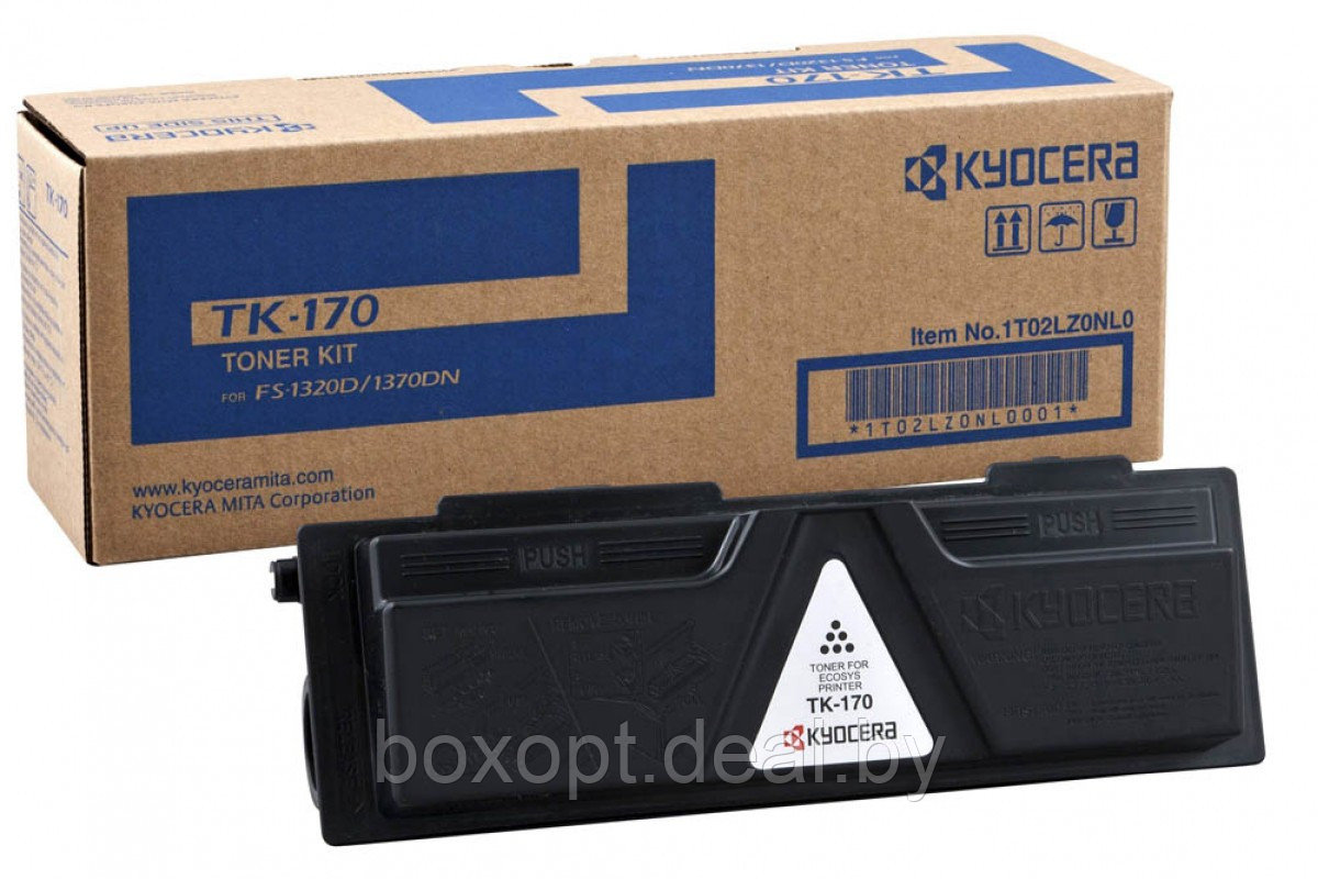 Тонер-картридж KYOCERA TK-170 (TK170) черный (black) - фото 1 - id-p93764196