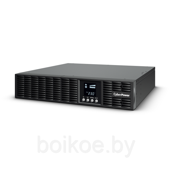 ИБП CyberPower OLS1000ERT2U (1000VA/900W 2U/LCD/USB, RS-232/EPO/Dry/SNMPslot/RJ11/45, (6 IEC C13) 12V/7.0Ah*3)