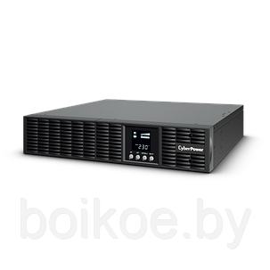 ИБП CyberPower OLS1000ERT2U (1000VA/900W 2U/LCD/USB, RS-232/EPO/Dry/SNMPslot/RJ11/45, (6 IEC C13) 12V/7.0Ah*3), фото 2