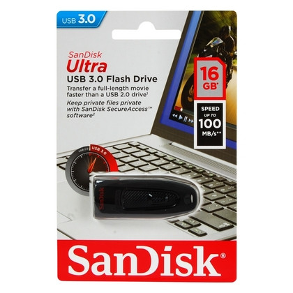 USB 3.0 флеш-диск SanDisk CZ48 Cruzer Ultra 16GB (SDCZ48-016G-U46) - фото 2 - id-p93765517