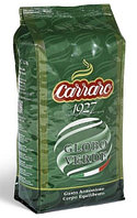 Кофе в зернах CARRARO GLOBO VERDE (50% арабика + 50% робуста)