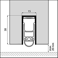 Автоматический порог EllenMatic Uni-Proof 928 мм