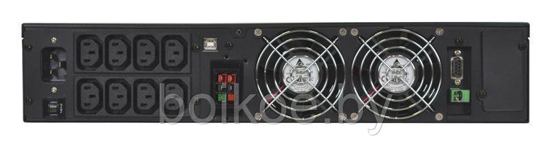 ИБП Powercom VRT-1500 XL (1500VA/1350W, 2U/LCD/USB, RS-232/EPO/Dry/SNMPslot/RJ11/45, (6 IEC C13) 12V/7.0Ah*4) - фото 3 - id-p93782146