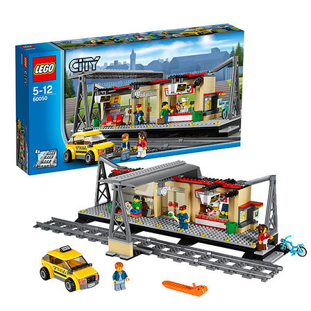 Lego City Железнодорожная станция 60050L, фото 2