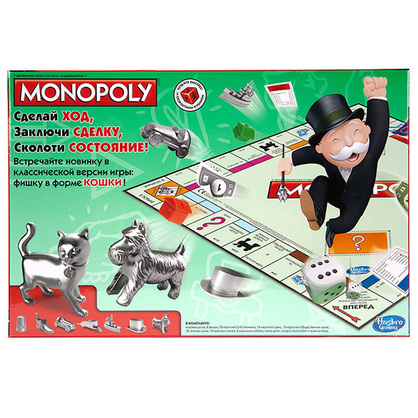 Настольная игра Monopoly 00009 Монополия Классическая - фото 1 - id-p93783780