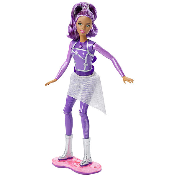 Barbie DLT23 Барби Кукла с ховербордом из серии "Barbie и космическое приключение"