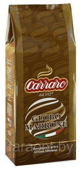 Кофе в зернах CARRARO GLOBO MARRONE (30% арабика + 70% робуста)