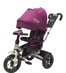 Детский трёхколёсный велосипед Baby Trike Premium  фиолетовый
