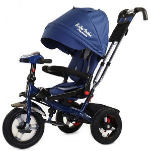 Детский трёхколёсный велосипед Baby Trike Premium черный - фото 3 - id-p93837552