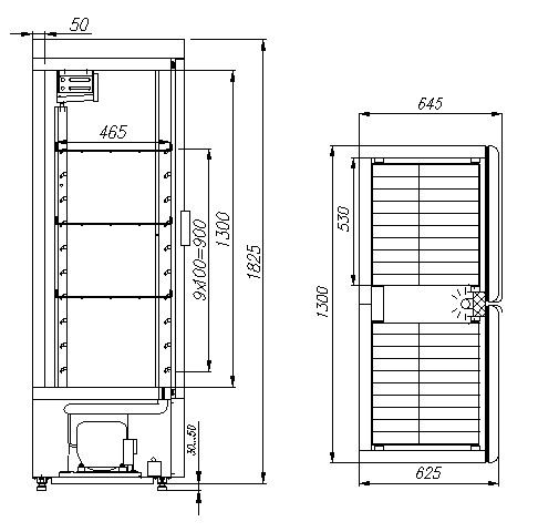 Холодильный шкаф Полюс ШХ-0,8 Сarboma - фото 2 - id-p93837905