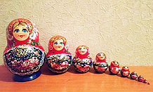 Матрёшка на 10 частей! Ручной работы!