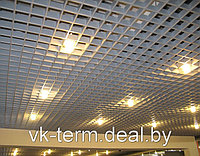Потолок "Грильято" металлик (200х200) h = 30;40, фото 1