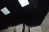 Потолок "Грильято" черный (40х40) h = 30;40, фото 2