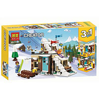 Конструктор Bela Create 11048 3в1 Зимние каникулы (аналог Lego Creator 31080) 386 деталей