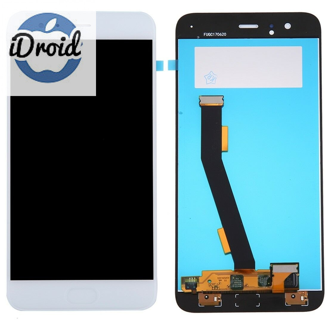 Дисплей (экран) Xiaomi Mi6 (Mi 6) с тачскрином, белый