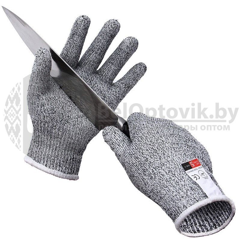 Защитные универсальные перчатки от порезов Cut Resistant Gloves - фото 2 - id-p93846416