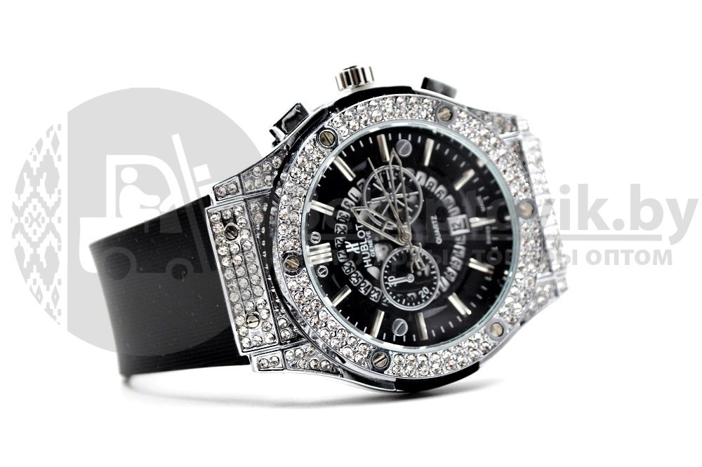 Часы HUBLOT диаметр 3,5 см с 2-мя циферблатами - фото 3 - id-p93846444