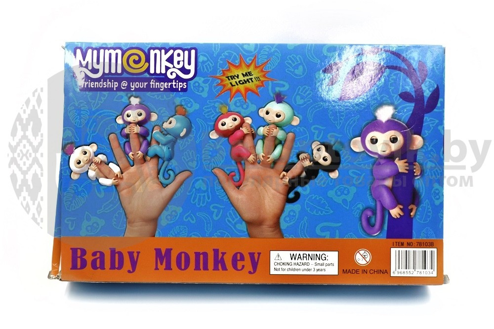 Набор обезьянок Fingerlings на палец - фото 2 - id-p93846627