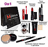 Подарочный набор косметики Morphe 9 предметов  2 кисти, фото 4