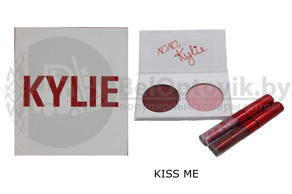 Набор Kylie RED палетка и 2 помады - фото 2 - id-p93847086