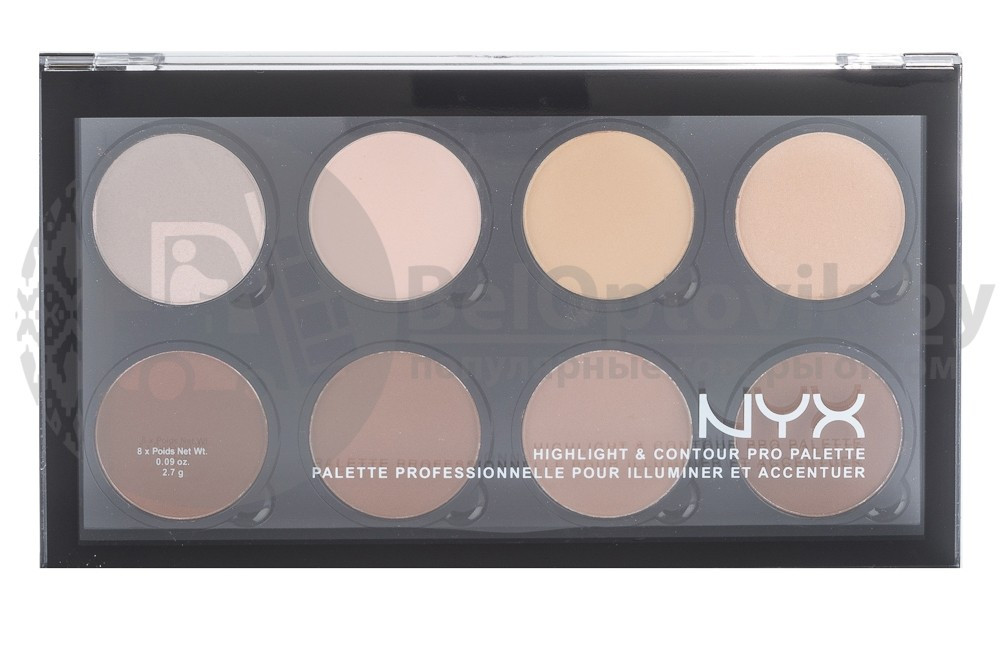 Палетка для контуринга Nyx Highlight Contour Pro Palette - фото 4 - id-p93847772