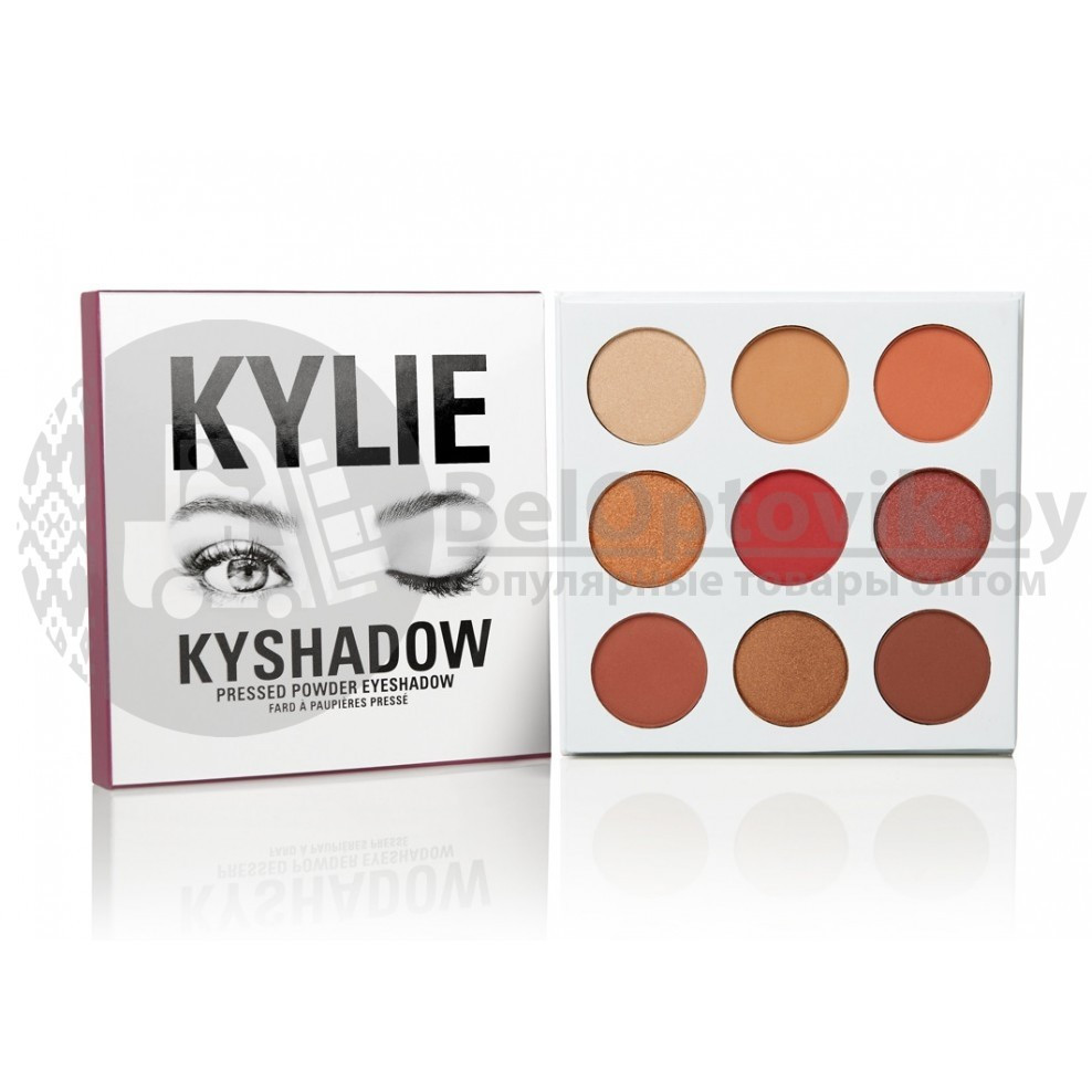 Палетка теней Kylie Cosmetics Kyshadow/ The Burgundy Palette - фото 2 - id-p93847832