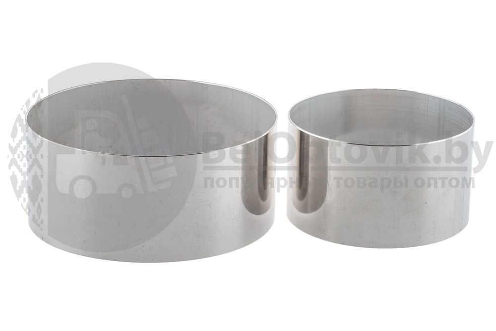 Набор кулинарных (формовочных) колец для салата Cookie Cutter Set, 3 кольца (7.5 / 6.5 / 5.5 см) - фото 2 - id-p93848739