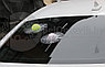 Разыграй друга Силиконовая 3D наклейка на автомобиль Разбитое стекло  Теннисный мяч, фото 6