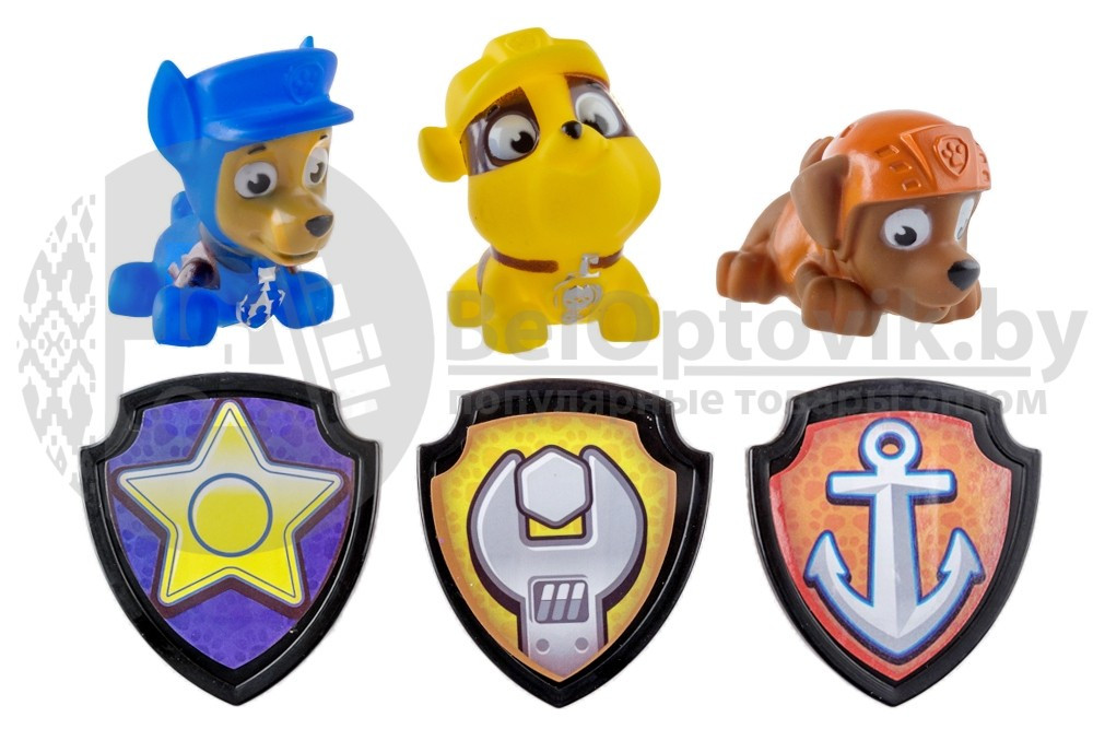 Фигурки Paw Patrol Щенячий Патруль со значками 3 в 1 - фото 3 - id-p93849034