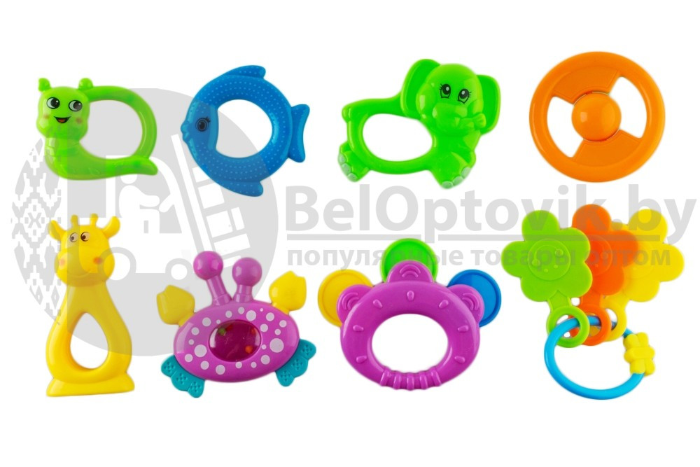 Погремушки Baby Toys 8 в 1 - фото 2 - id-p93849060