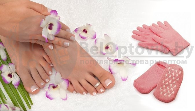 -50 скидка Гелевые увлажняющие Spa носочки Gel Socks Moisturizing Цвет Mix - фото 3 - id-p93849408