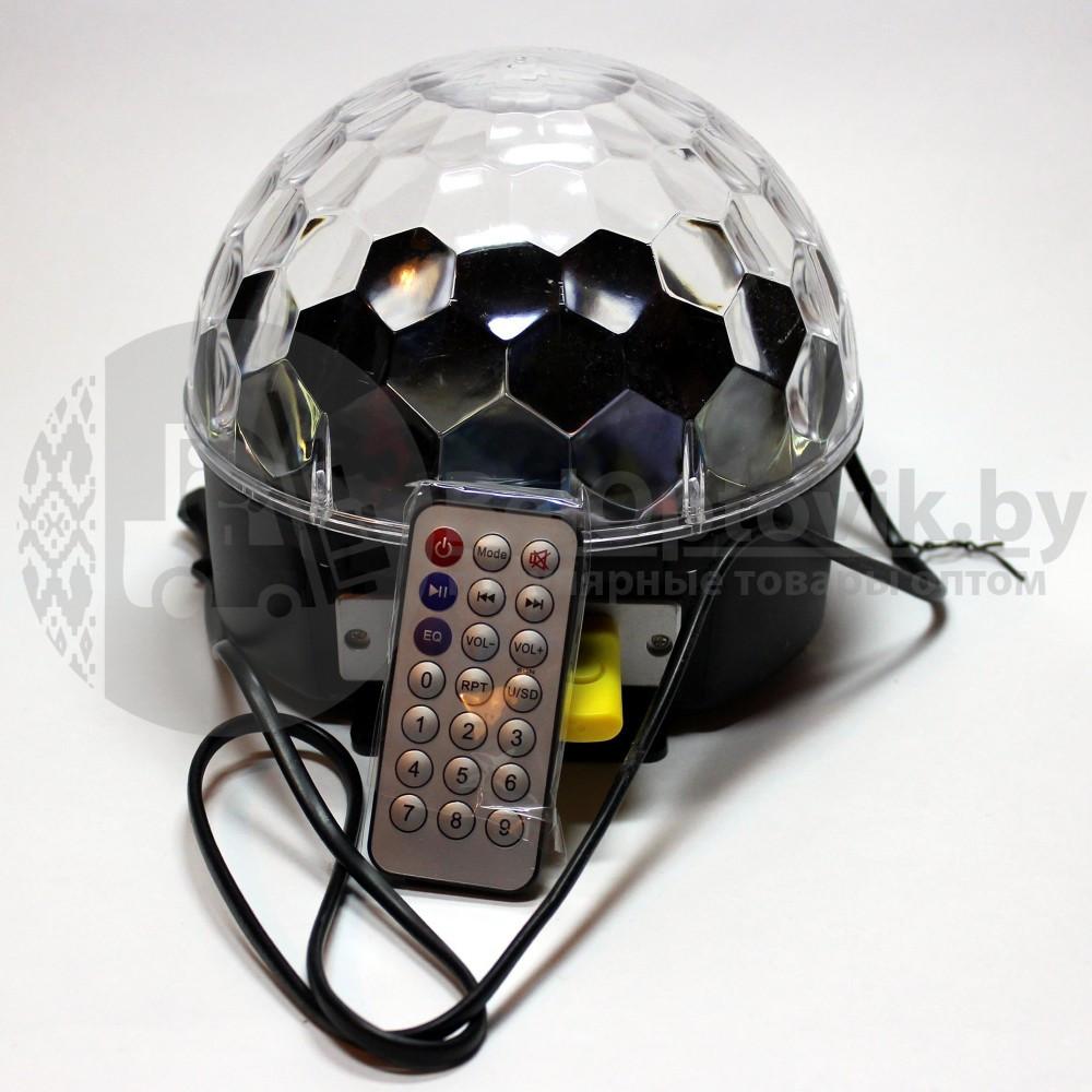 Диско-шар LED RGB Magic Ball Light, пульт ДУ, флешка (Высокое качество - Рекомендуем) - фото 2 - id-p93850143