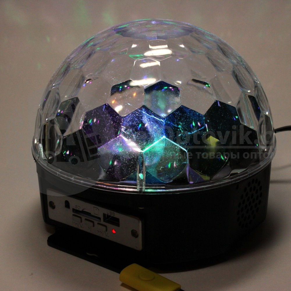 Диско-шар LED RGB Magic Ball Light, пульт ДУ, флешка (Высокое качество - Рекомендуем) - фото 4 - id-p93850143
